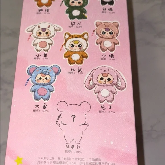 Baby Three Big Cutie CONFIRMED Pink Piggy Pendant 100% - Picture 5 of 6